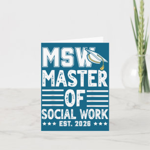 Tarjeta Msw Est Maestría en Trabajo Social