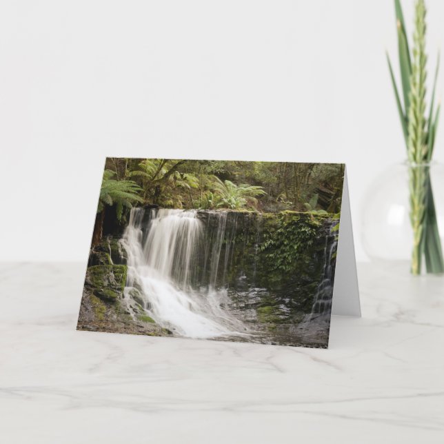 Tarjeta Mt. Caídas de la herradura del parque nacional el (Anverso)