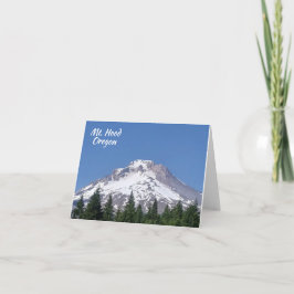 Tarjeta Mt. Hood Oregon Ski Bowl