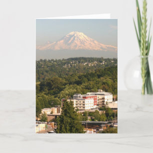 Tarjeta Mt. Rainer en Seattle