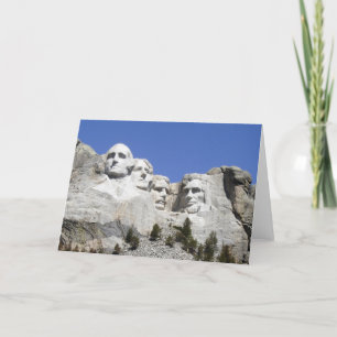 Tarjeta Mt Rushmore