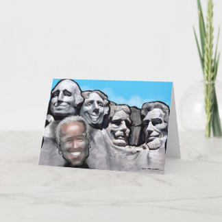 Tarjeta Mt. Rushmore con Biden Card