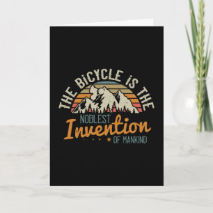 Tarjeta MTB - La Bicicleta Es La Invención Más Noble