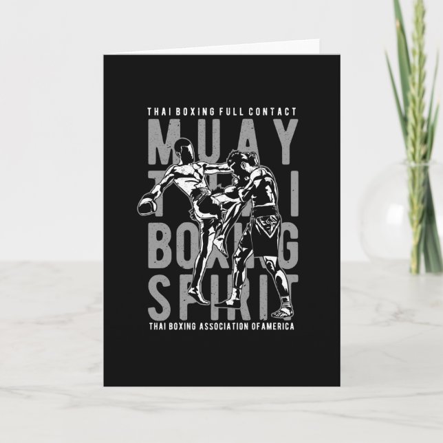 Tarjeta Muay Thai (Anverso)