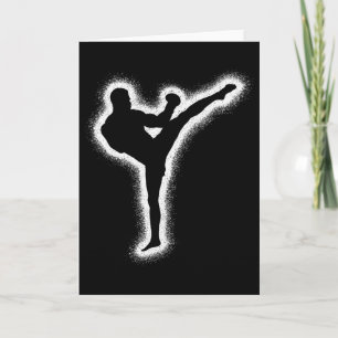 Tarjeta Muay Thai Artes Marciales Kickboxer Niños Hombres