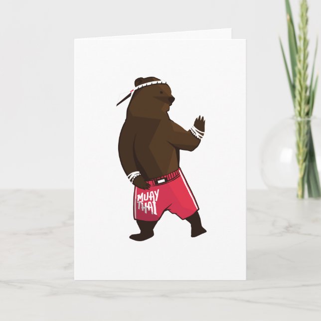 Tarjeta Muay Thai Bear (Anverso)