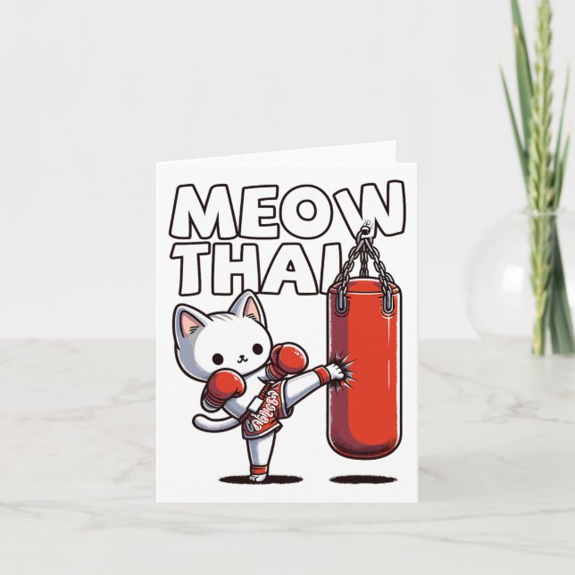 Tarjeta Muay Thai Cat (Anverso)