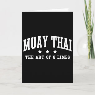 Tarjeta Muay Thai El Arte De 8 Extremidades Muay Thai Kick