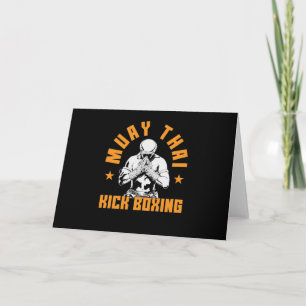 Tarjeta Muay Thai Kickboxen