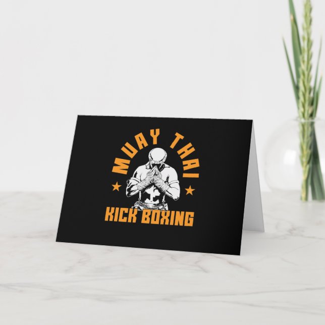 Tarjeta Muay Thai Kickboxen (Anverso)