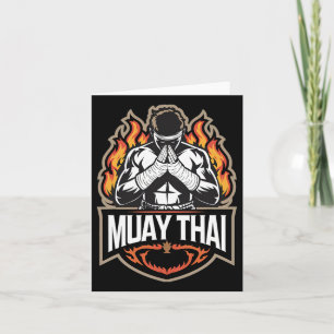 Tarjeta Muay Thai - Mma de boxeo tailandés