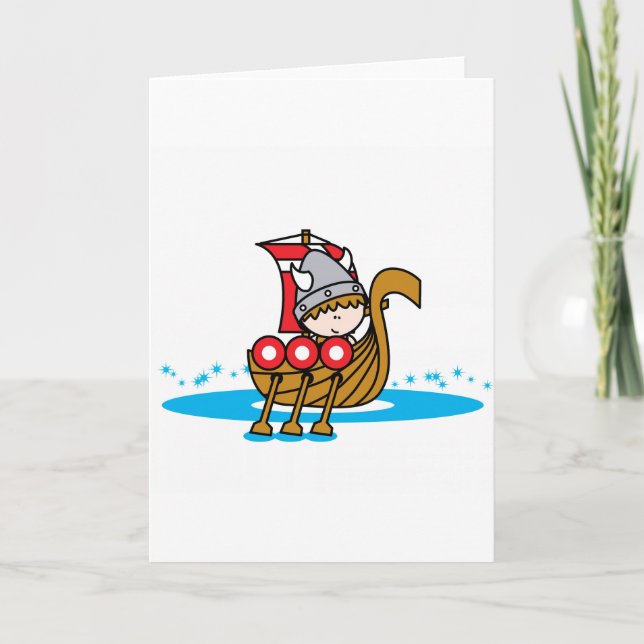 Tarjeta Muchacho de Viking (Anverso)