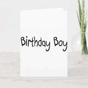 Tarjeta Muchacho del cumpleaños