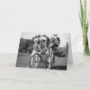 Tarjeta Muchachos del nativo americano, los años 30