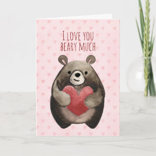 Tarjeta Mucho Amor de Osito