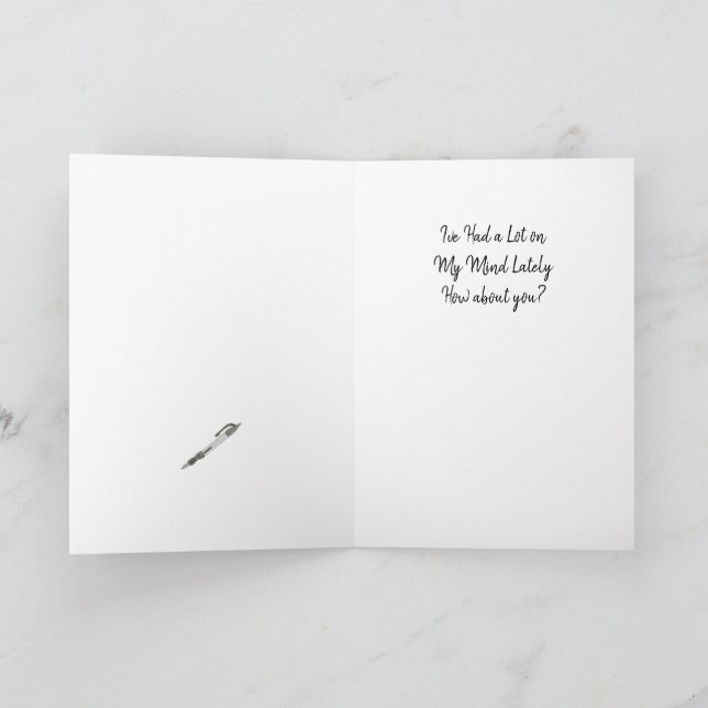 Tarjeta Mucho En Mi Mente (Interior)