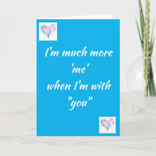 TARJETA MUCHO MÁS "YO" CUANDO ESTOY CON "TI"