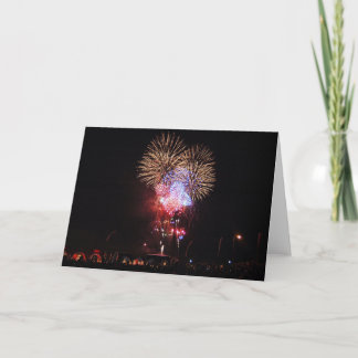 Tarjeta Muchos fuegos artificiales