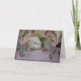 Tarjeta Muchos saludos