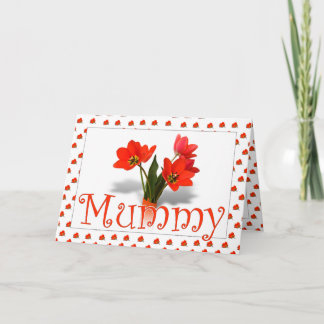 Tarjeta Muchos tulipanes para la Mamá en Domingo Materno