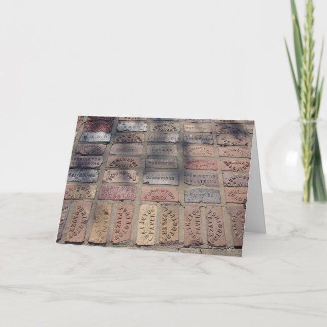 Tarjeta Muchos viejos ladrillos (Anverso)