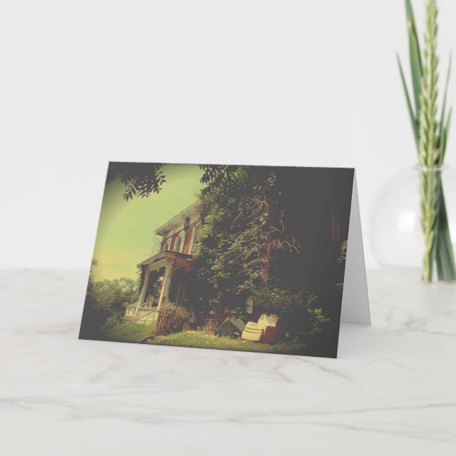 Tarjeta Muebles de casa abandonada incluidos (Anverso)