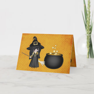 Tarjeta Mueca de Halloween