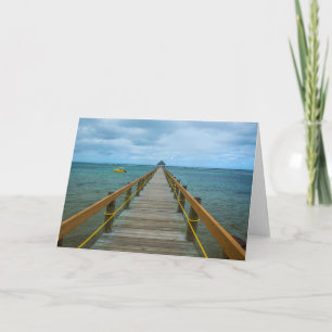 Tarjeta Muelle en Coral Coast, Fiji