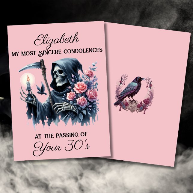 Tarjeta Muerte divertida y triste por mi juventud a los 40 (Subido por el creador)