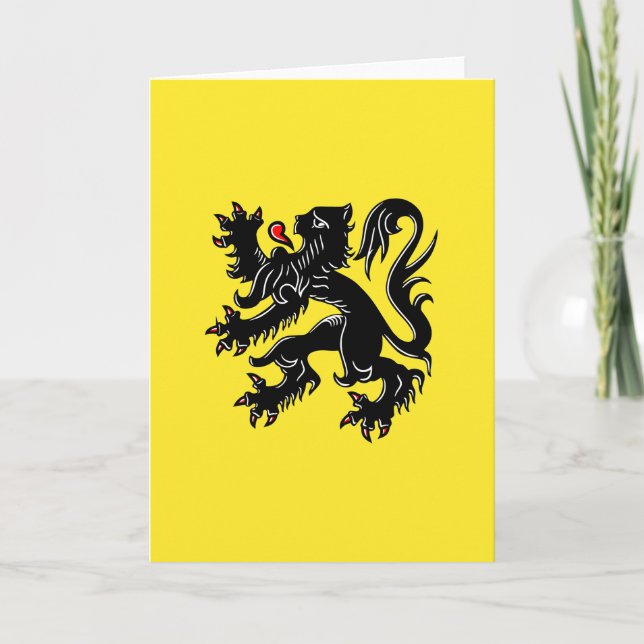 Tarjeta Muestra tus colores - Flandes (Anverso)