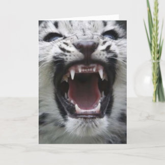 Tarjeta muestre sus dientes