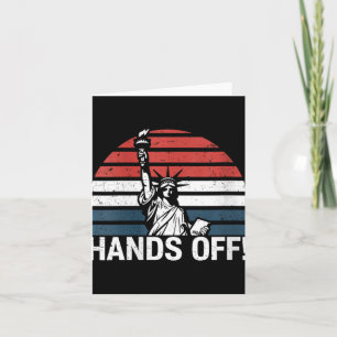 Tarjeta Mujer Anti Maga Resistance Estatua De La Mano De L