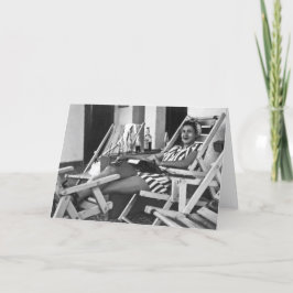 Tarjeta Mujer Antigua - Tía Mary