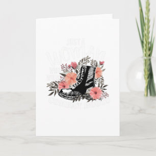 Tarjeta Mujer: Boots De Combate A La Mujer