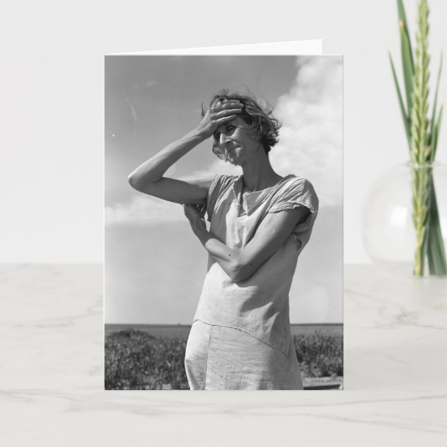 Tarjeta Mujer de los altos llanos (Anverso)