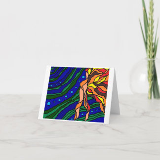 Tarjeta Mujer del agua