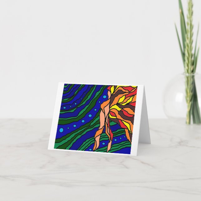 Tarjeta Mujer del agua (Anverso)