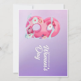 Tarjeta "¡Mujer empoderada, feliz día!"