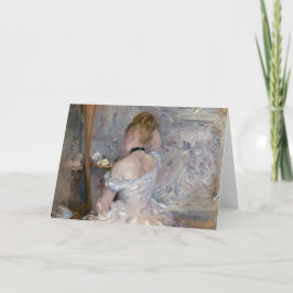 Tarjeta Mujer en su retrete | Berthe Morisot
