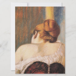 Tarjeta Mujer en un corsé (por Federico Zandomeneghi)