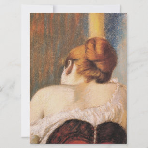 Tarjeta Mujer en un corsé (por Federico Zandomeneghi)