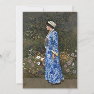 Tarjeta Mujer en un Kimono   Walter Crane