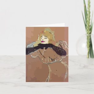 Tarjeta Mujer Francesa