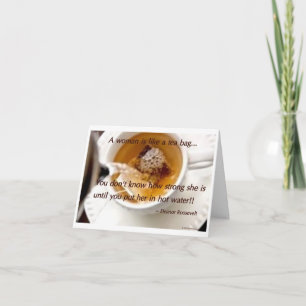 Tarjeta Mujer fuerte