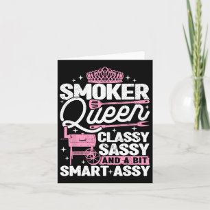 Tarjeta Mujer fumadora Reina Cly Sy Smart Y Fumadora