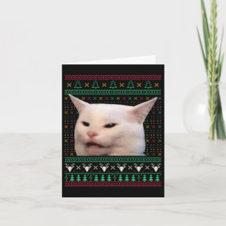 Tarjeta Mujer Gritando A Un Gato Fea Dulce De Gato Diverti