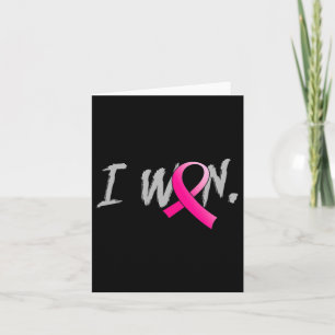 Tarjeta Mujer I Ganó Conciencia Sobre El Cáncer De Mama Ci