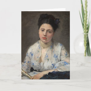 Tarjeta Mujer Joven   Berthe Morisot