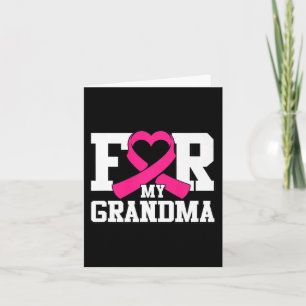 Tarjeta Mujer Para Mi Abuela Rosa De Conciencia Sobre El C
