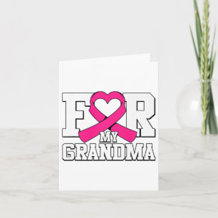 Tarjeta Mujer Para Mi Abuela Rosa De Conciencia Sobre El C